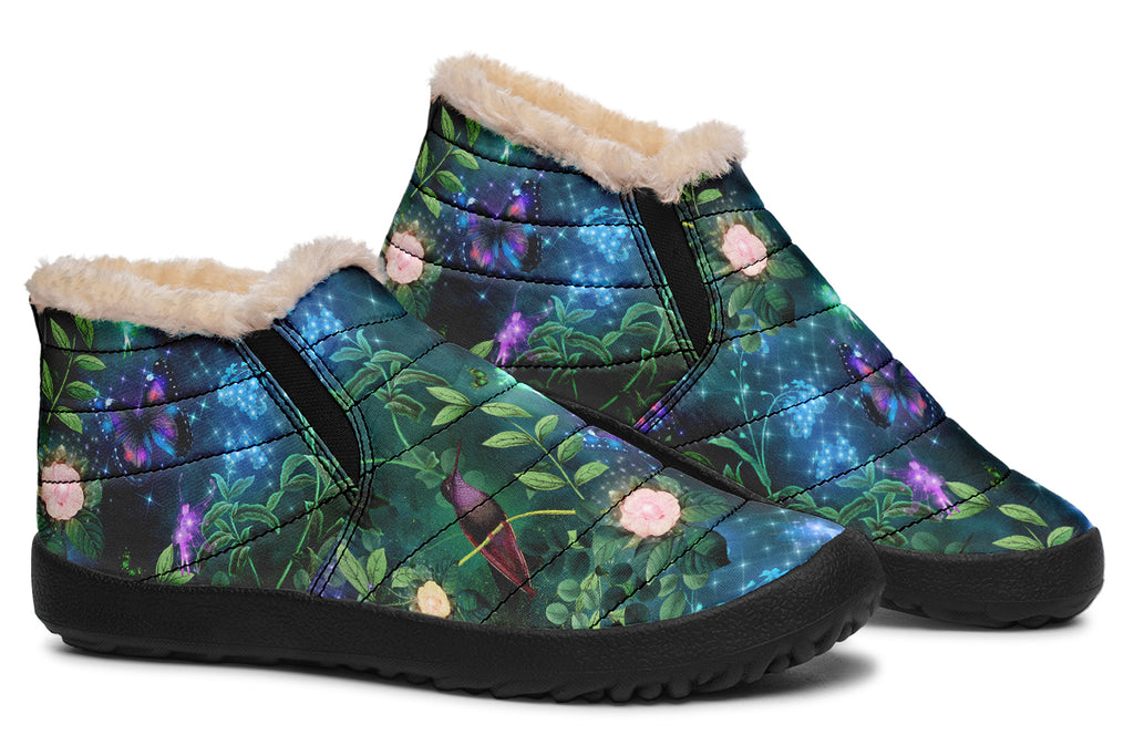 Enchanted Garden Winter Shoes - Offbeat Sweetie