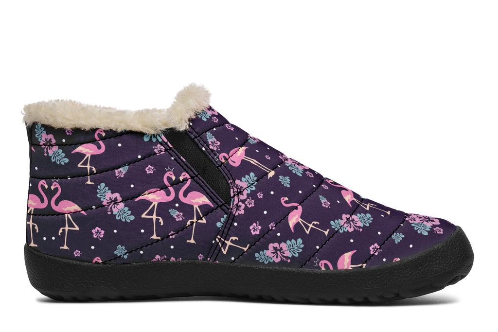 Flamingos Winter Shoes