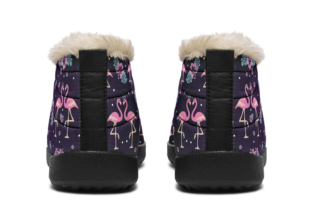 Flamingos Winter Shoes