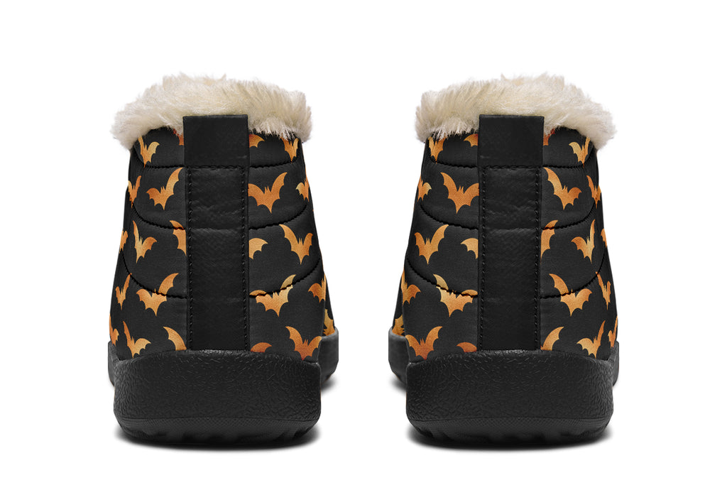 Halloween Bats Winter Shoes - Offbeat Sweetie