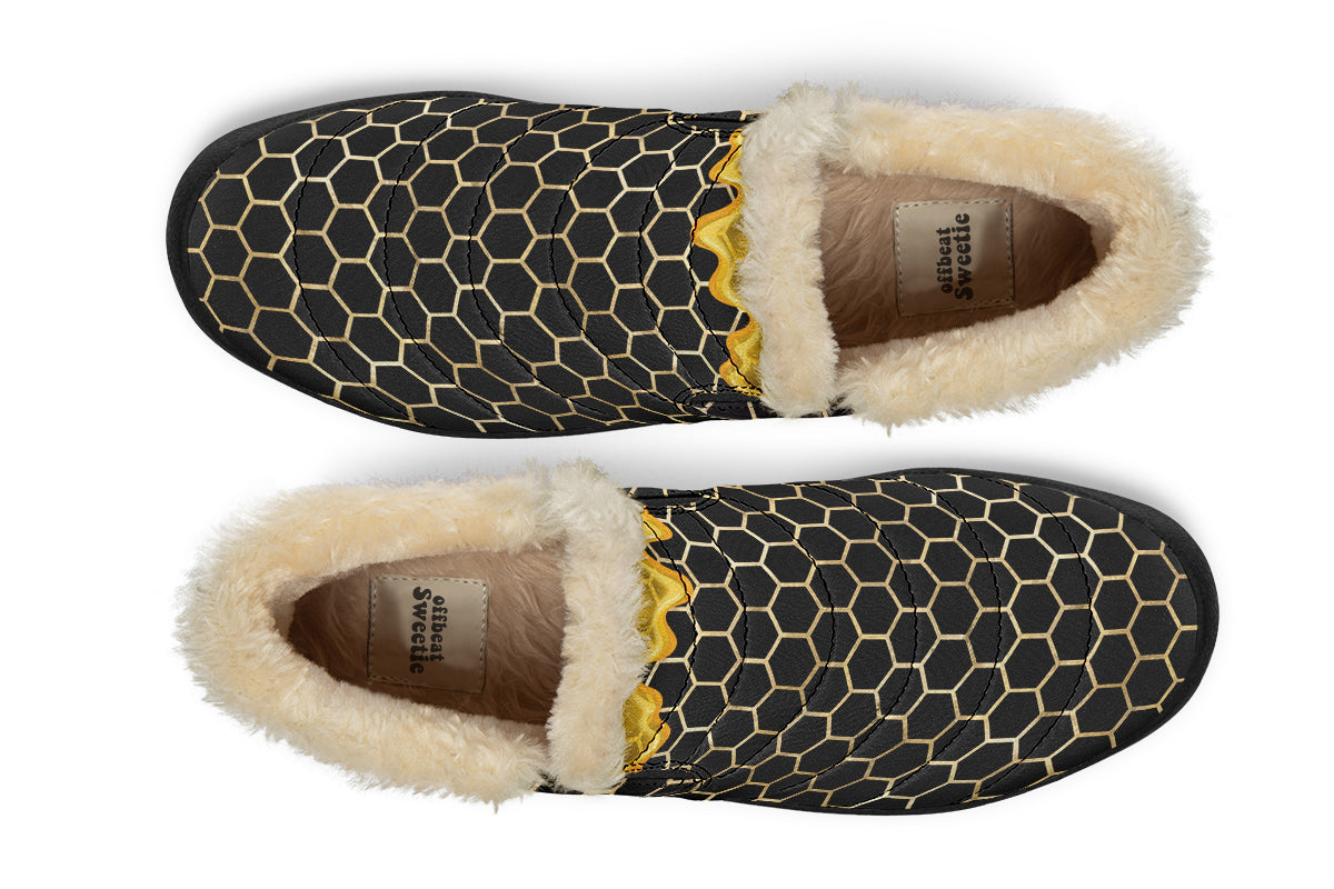 Honeycomb Winter Shoes - Offbeat Sweetie