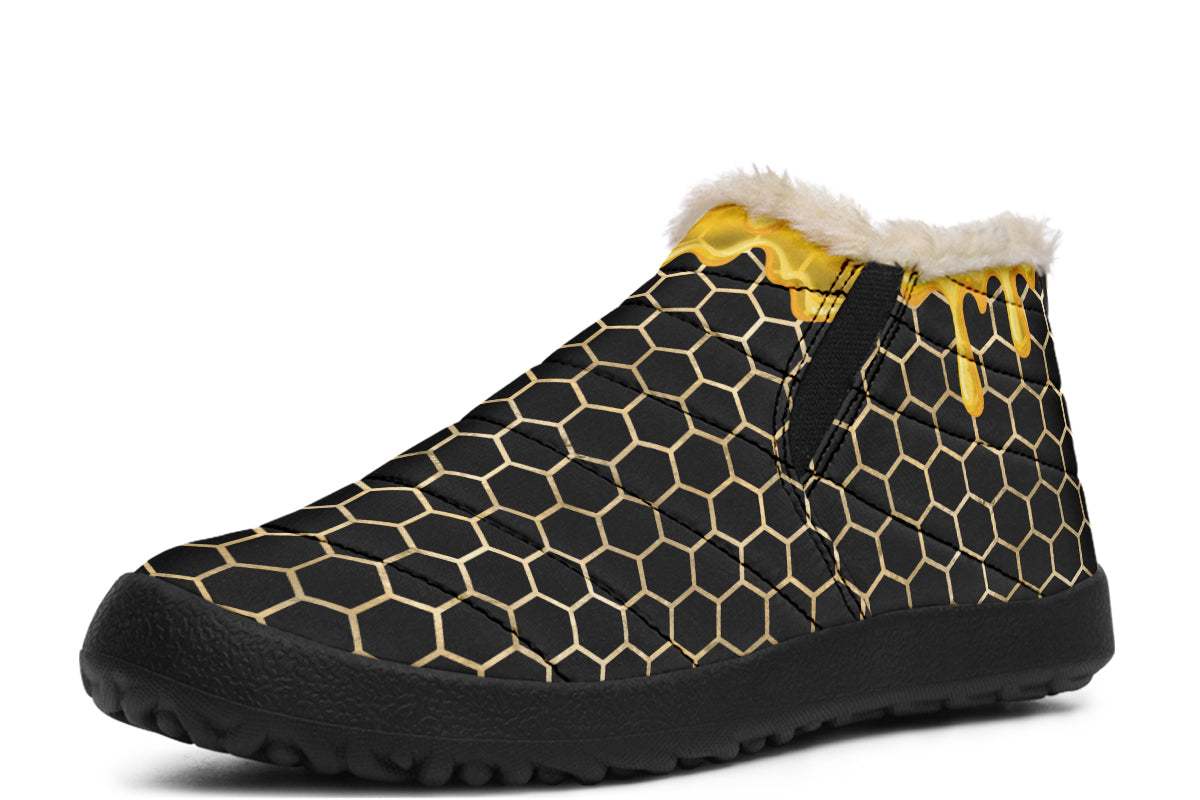 Honeycomb Winter Shoes - Offbeat Sweetie
