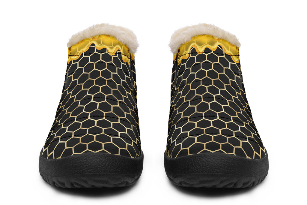 Honeycomb Winter Shoes - Offbeat Sweetie