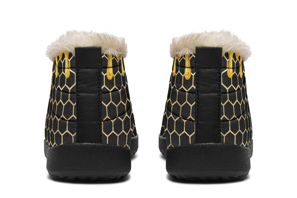 Honeycomb Winter Shoes - Offbeat Sweetie