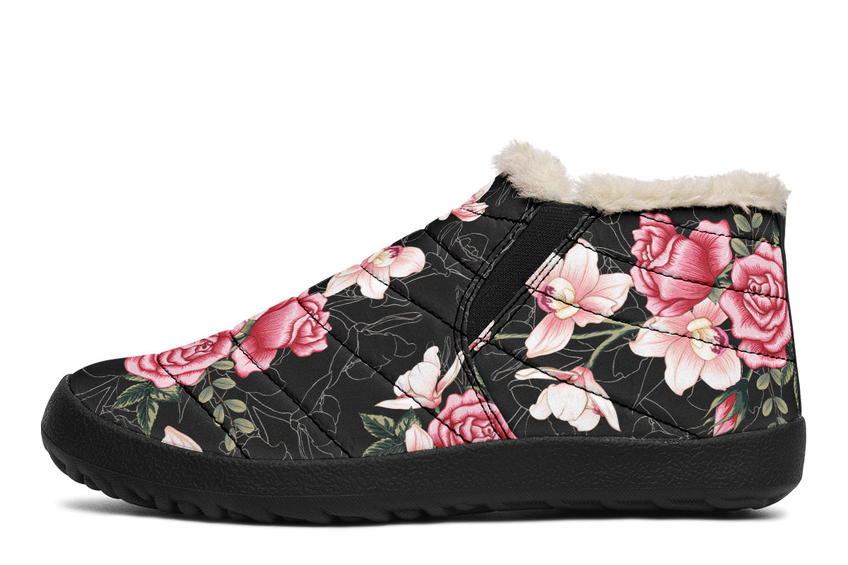 In Bloom Winter Shoes - Offbeat Sweetie