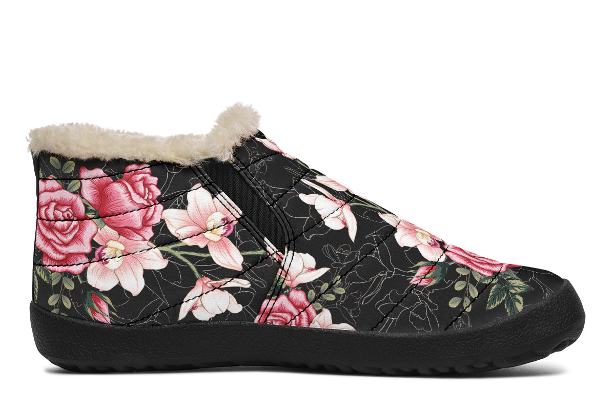 In Bloom Winter Shoes - Offbeat Sweetie