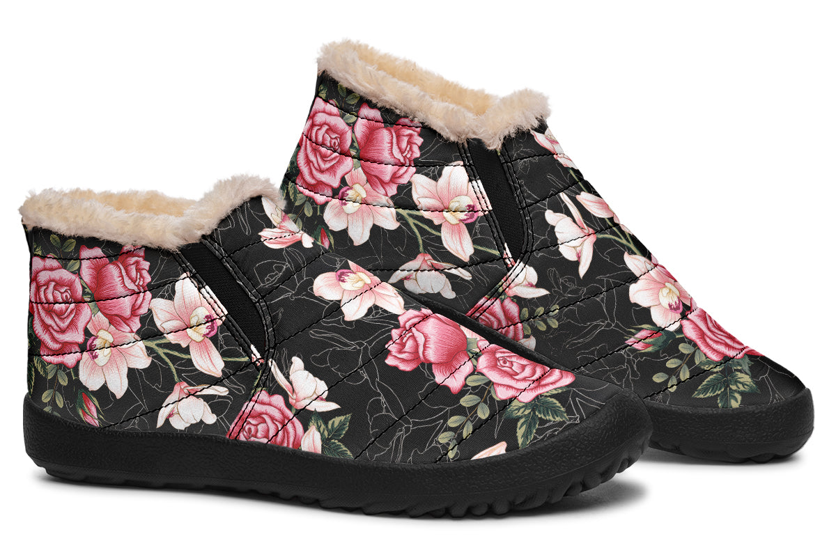 In Bloom Winter Shoes - Offbeat Sweetie