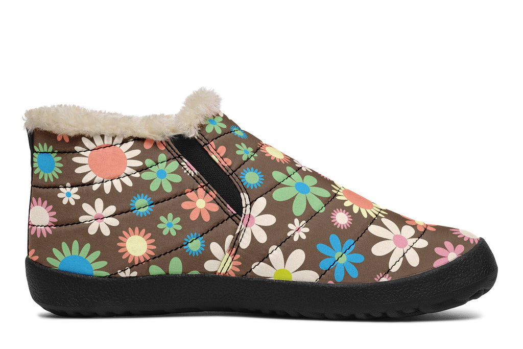 Judy's Flowers Winter Shoes - Offbeat Sweetie