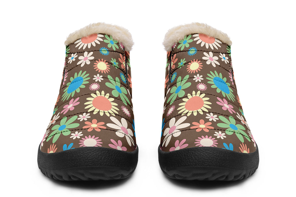 Judy's Flowers Winter Shoes - Offbeat Sweetie