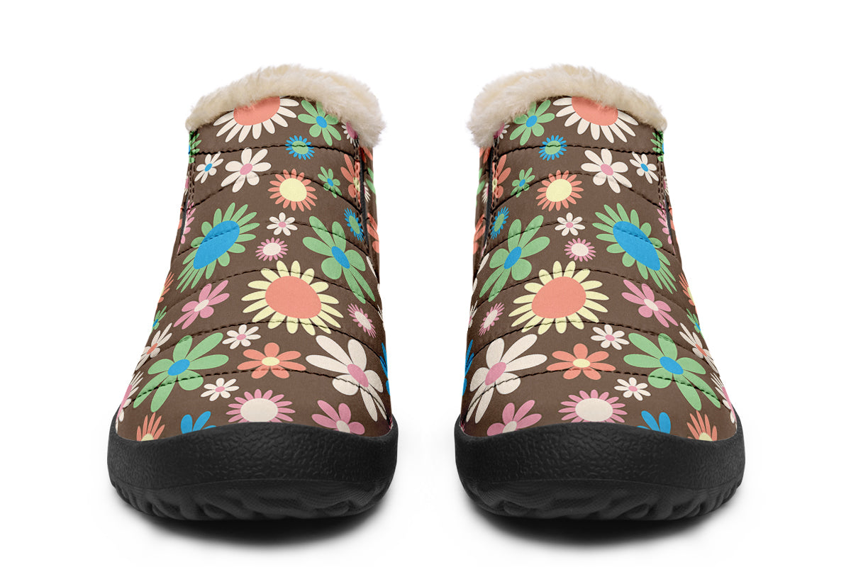 Judy's Flowers Winter Shoes - Offbeat Sweetie