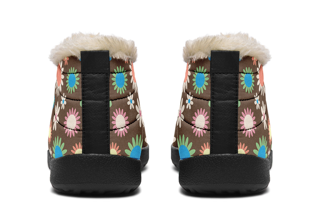 Judy's Flowers Winter Shoes - Offbeat Sweetie