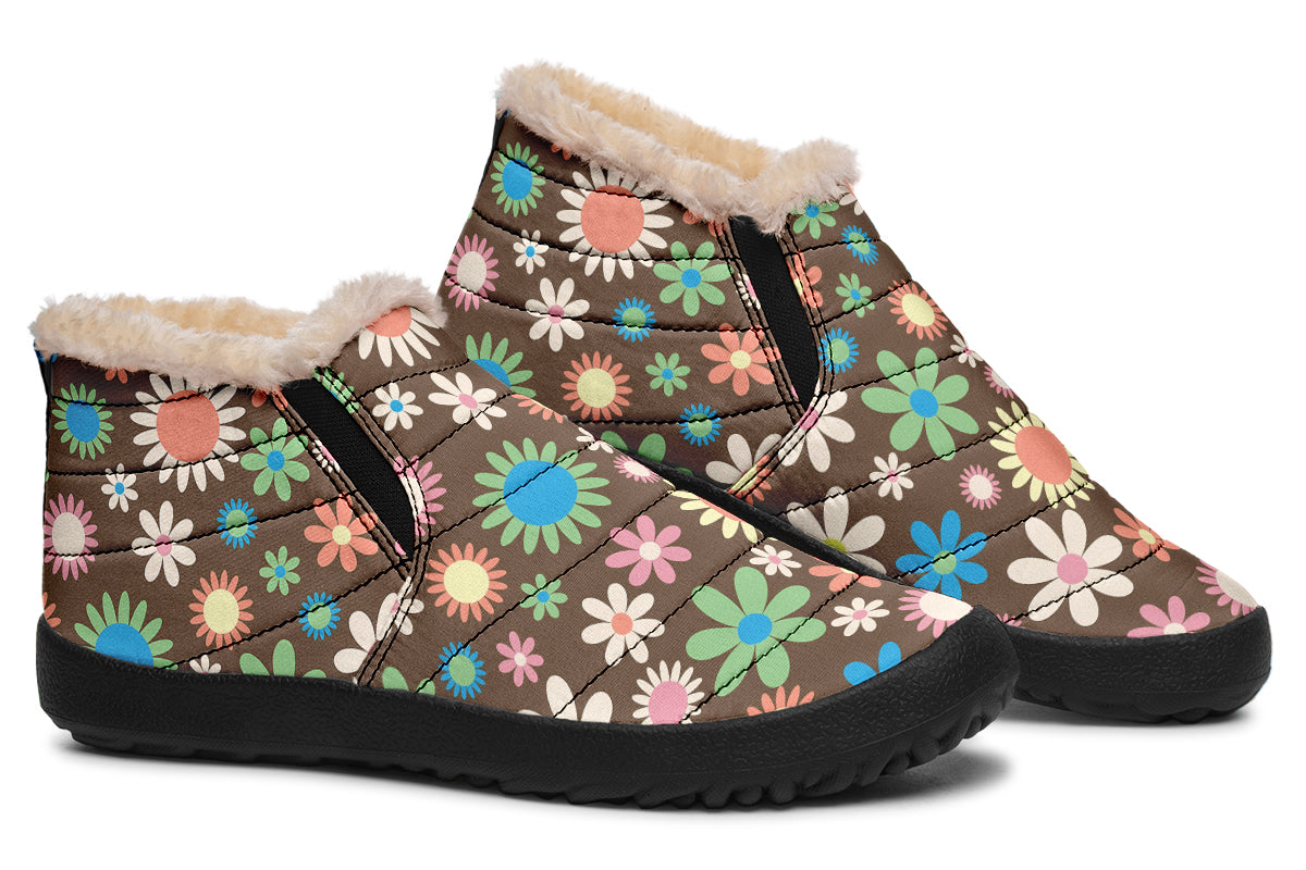 Judy's Flowers Winter Shoes - Offbeat Sweetie