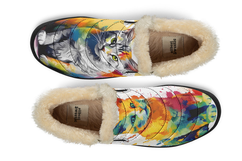 Kitty On My Foot Winter Shoes - Offbeat Sweetie
