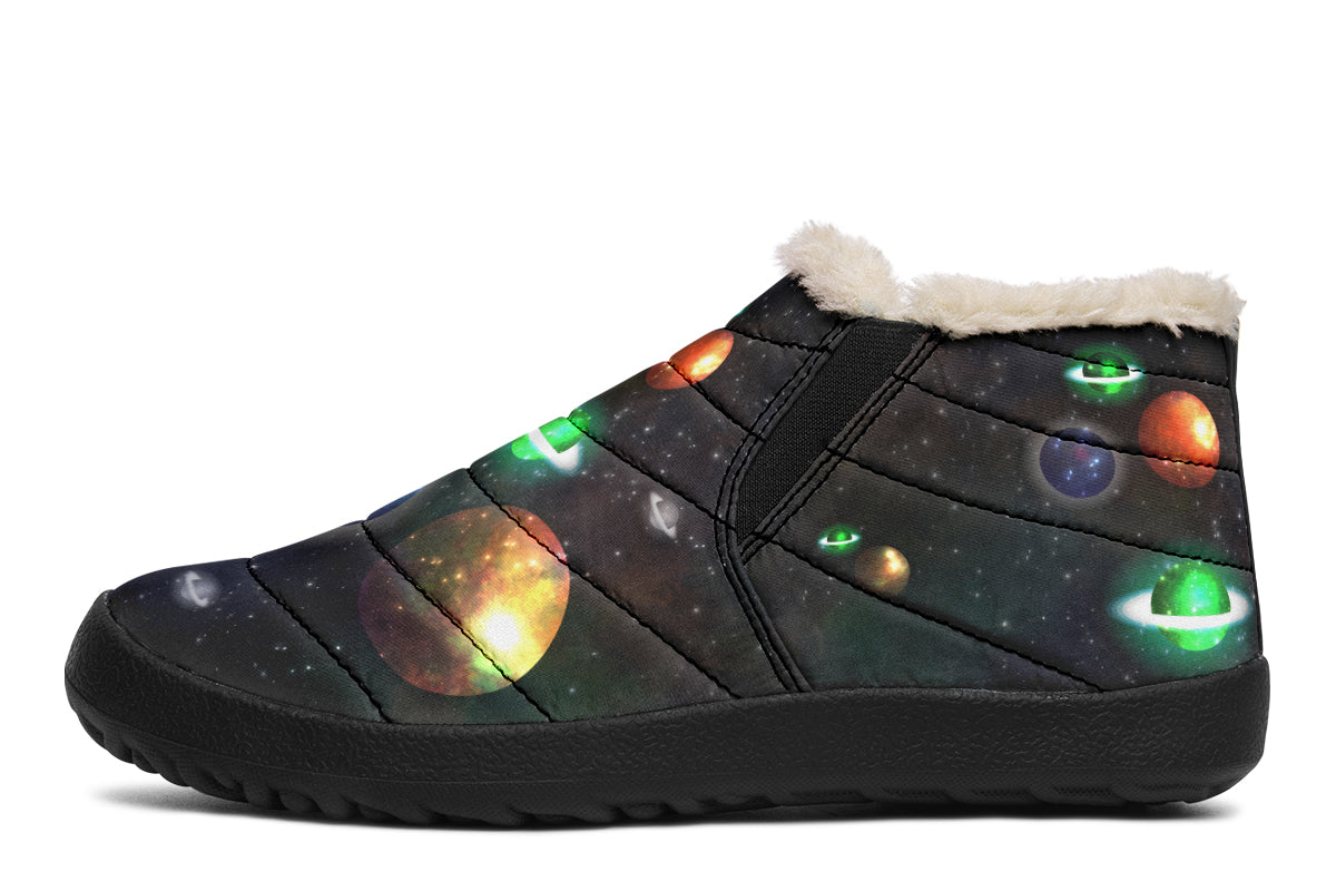 Lost In Space Winter Shoes - Offbeat Sweetie
