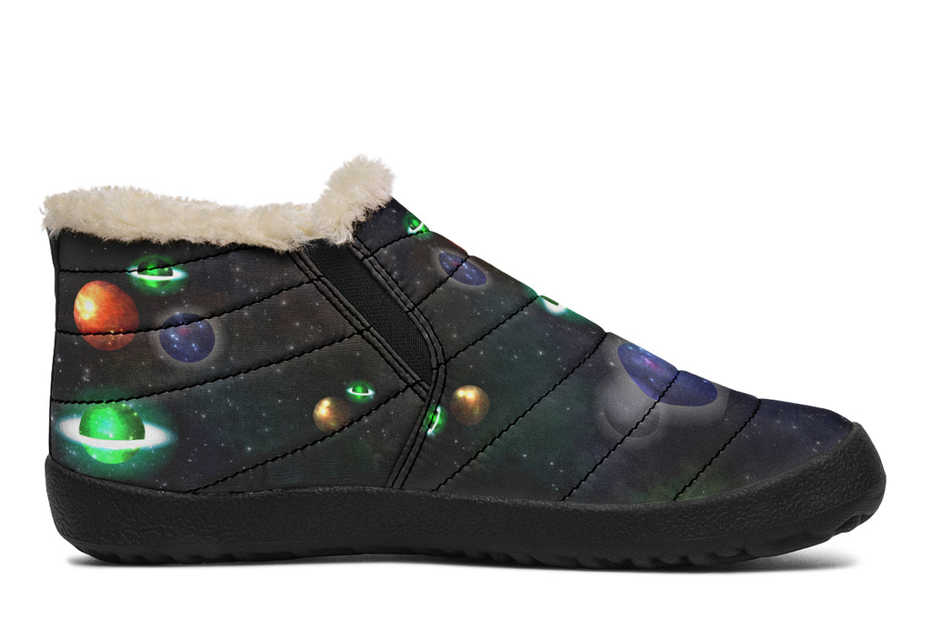 Lost In Space Winter Shoes - Offbeat Sweetie