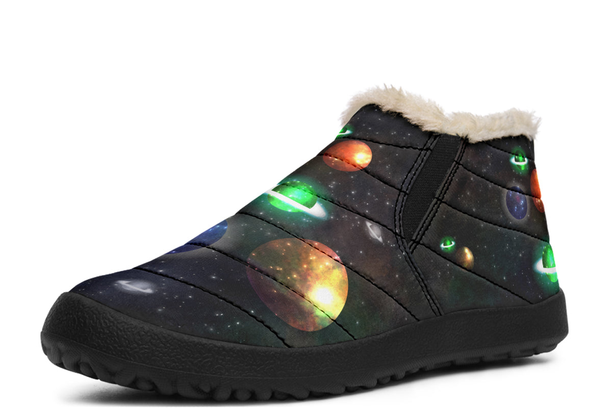 Lost In Space Winter Shoes - Offbeat Sweetie