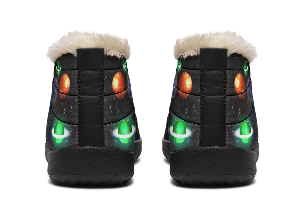 Lost In Space Winter Shoes - Offbeat Sweetie