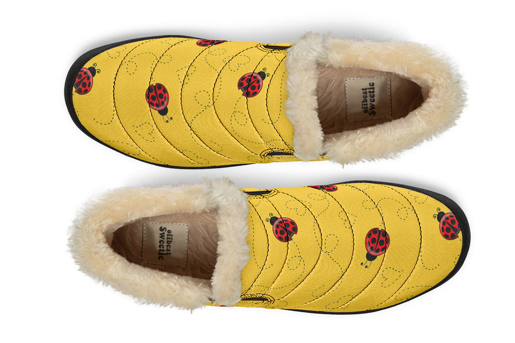 Lovely Ladybugs Winter Shoes