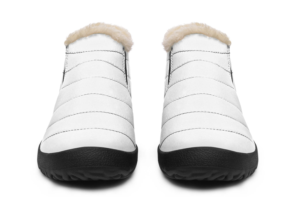Marshmallow White Winter Shoes