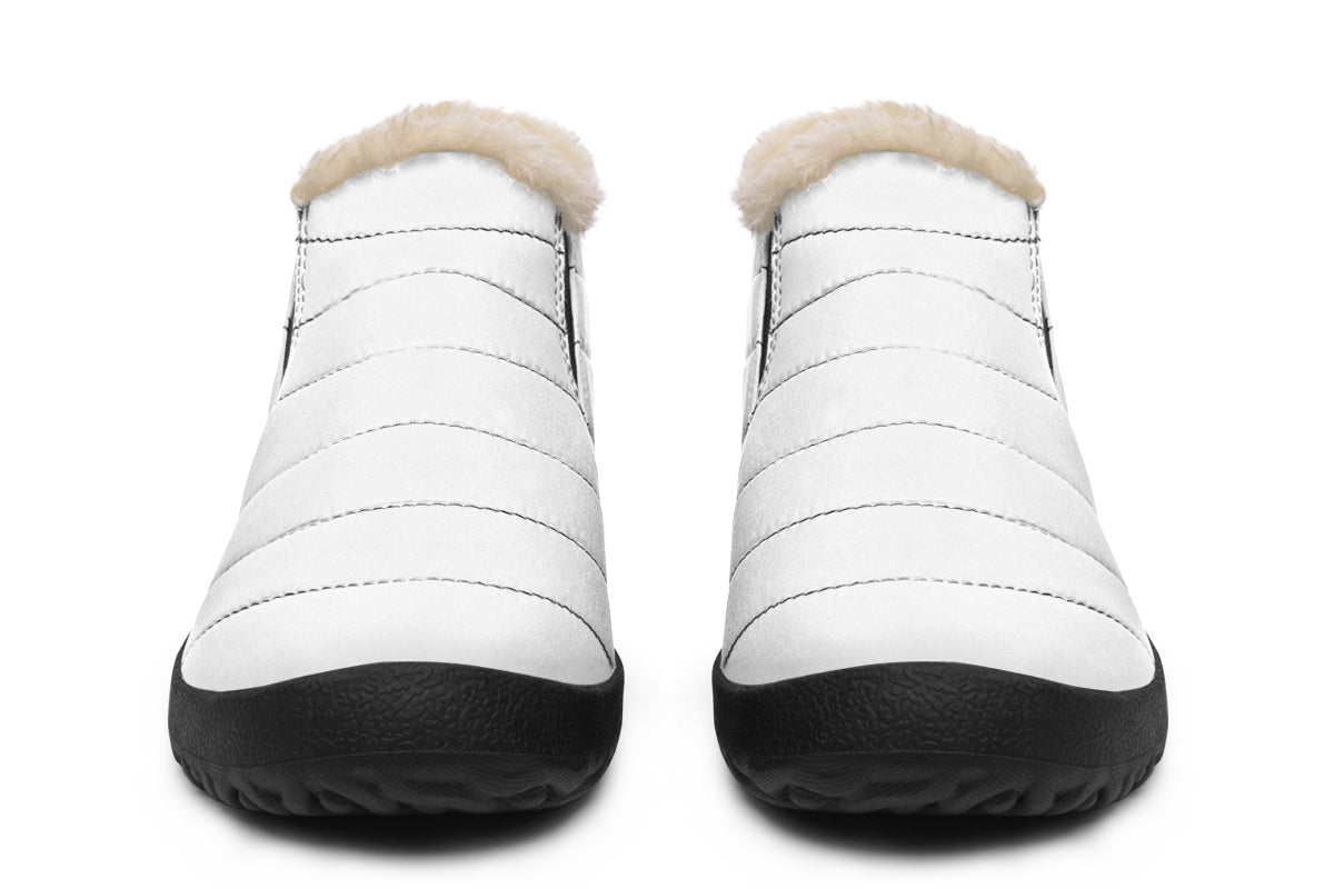 Marshmallow White Winter Shoes