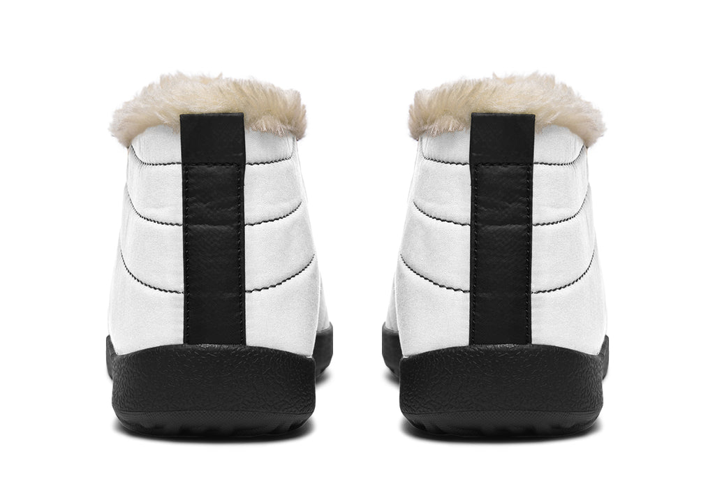 Marshmallow White Winter Shoes