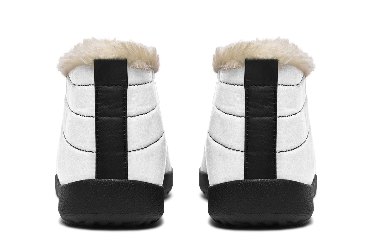 Marshmallow White Winter Shoes