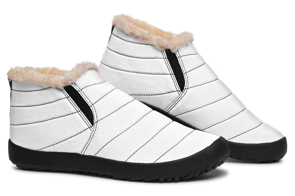 Marshmallow White Winter Shoes