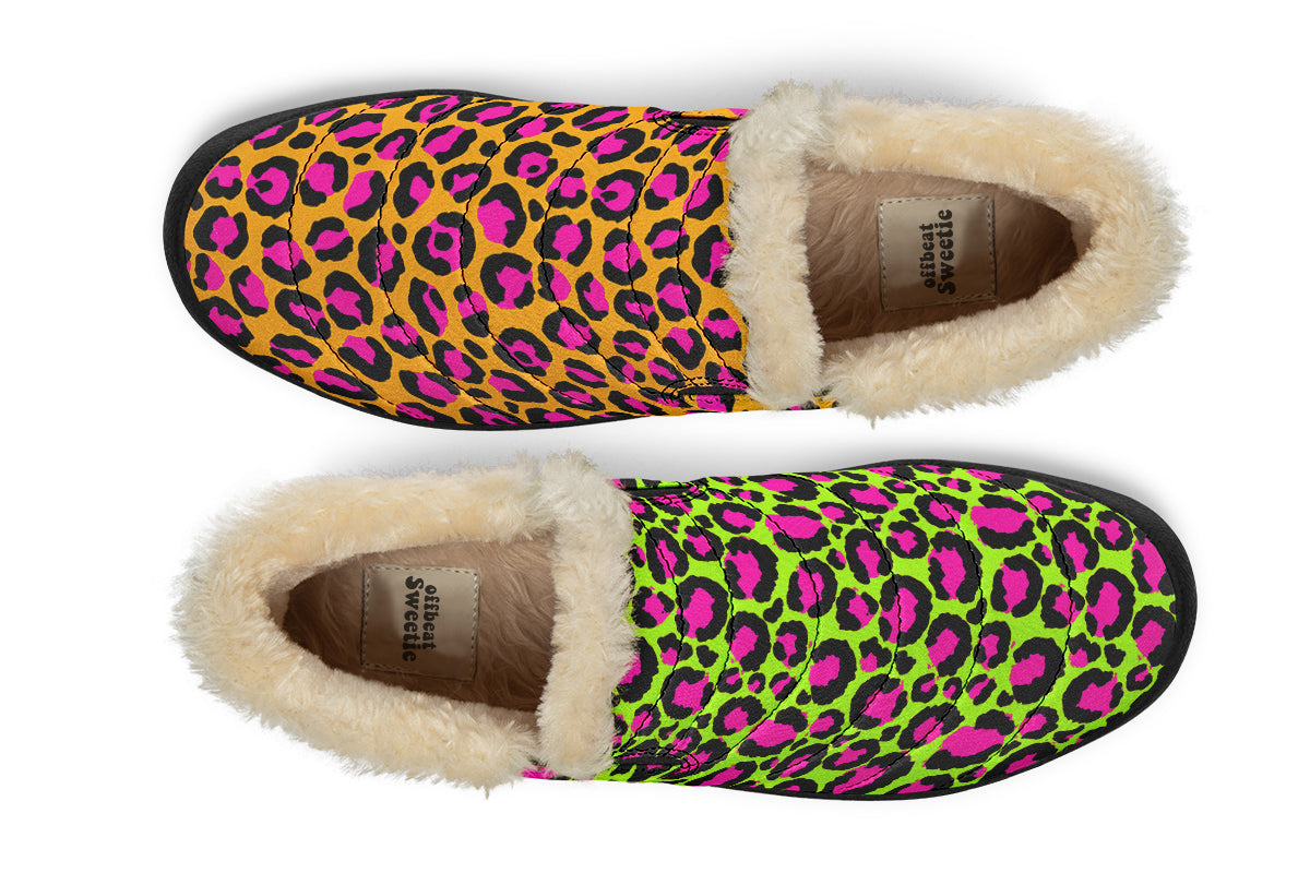 Neon Leopard x Neon Safari Mismatch Winter Shoes