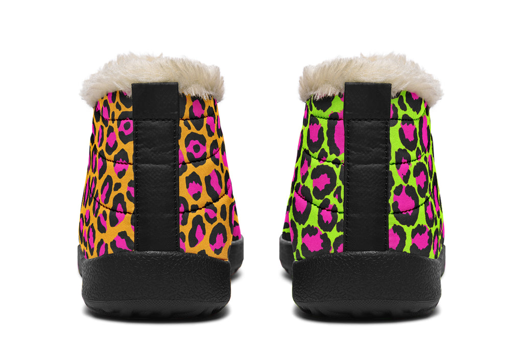Neon Leopard x Neon Safari Mismatch Winter Shoes