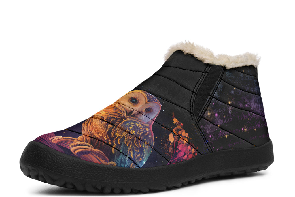 Owls Winter Shoes - Offbeat Sweetie