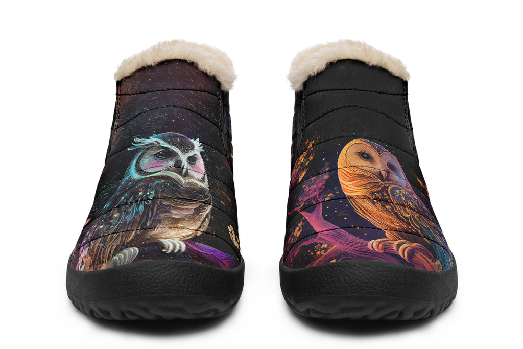 Owls Winter Shoes - Offbeat Sweetie