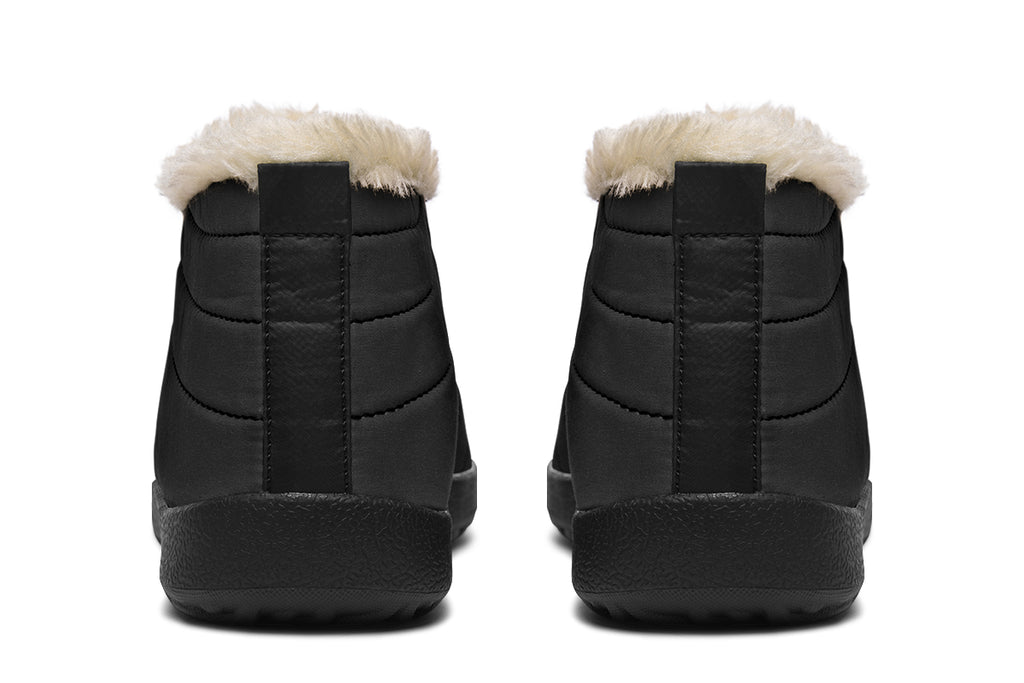 Paint It Black Winter Shoes - Offbeat Sweetie