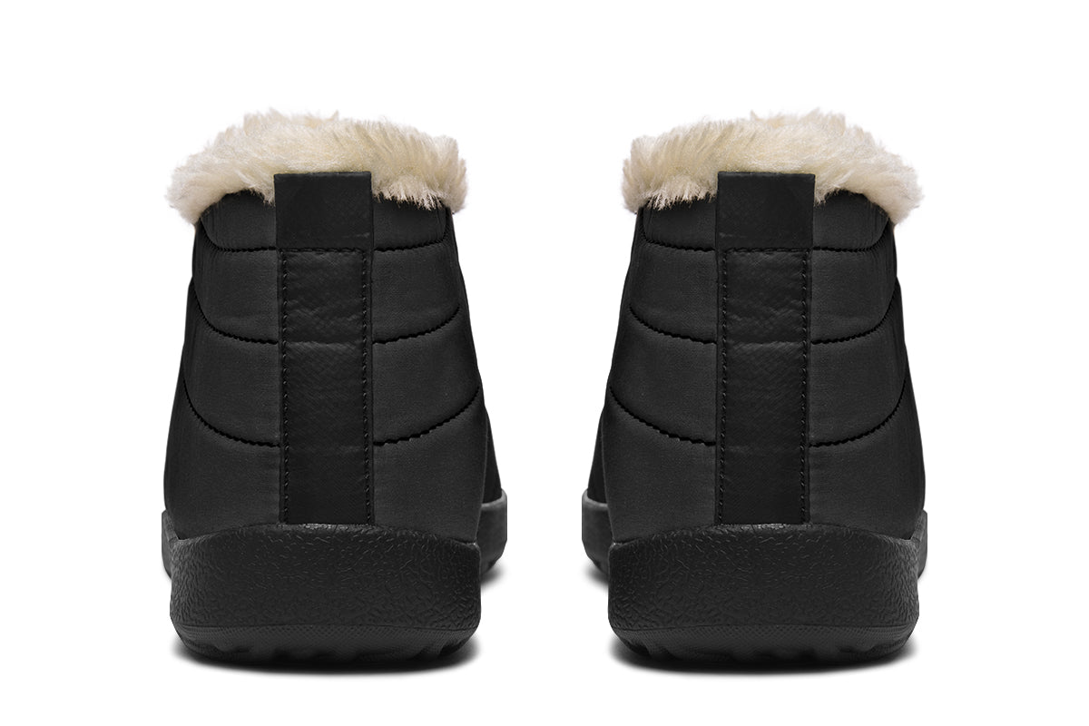 Paint It Black Winter Shoes - Offbeat Sweetie