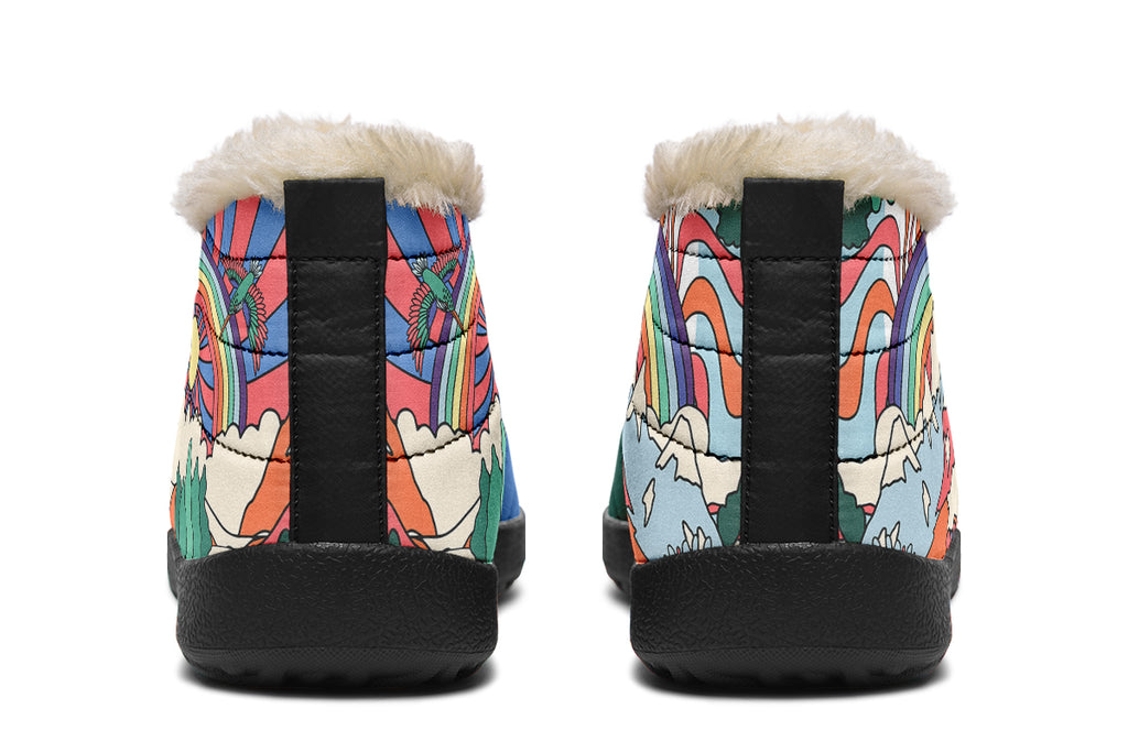 Peace And Love Winter Shoes - Offbeat Sweetie