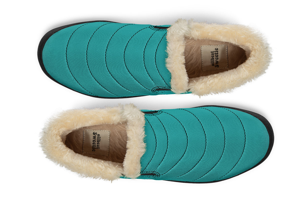 Pennyroyal Teal Winter Shoes - Offbeat Sweetie