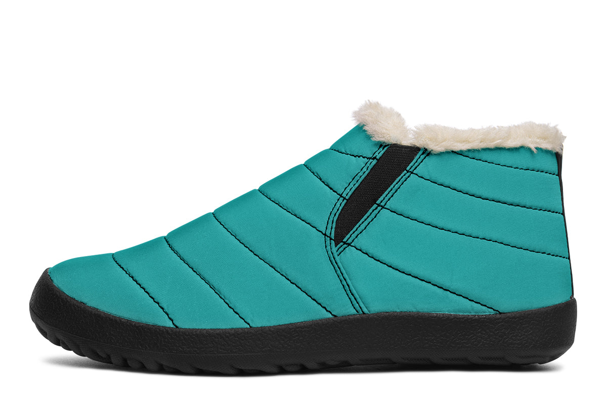 Pennyroyal Teal Winter Shoes - Offbeat Sweetie