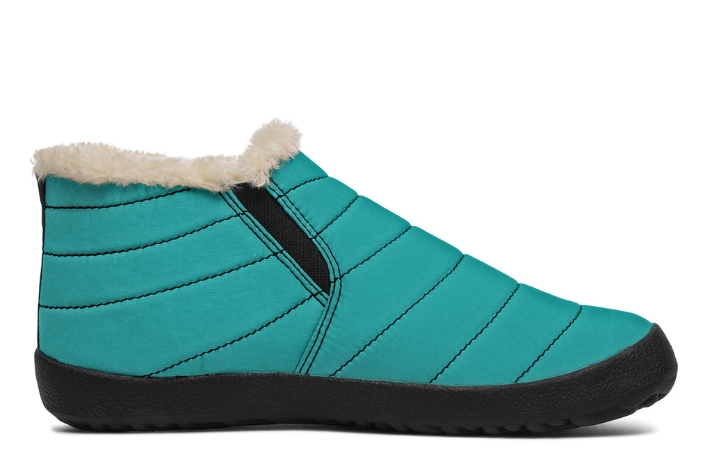 Pennyroyal Teal Winter Shoes - Offbeat Sweetie
