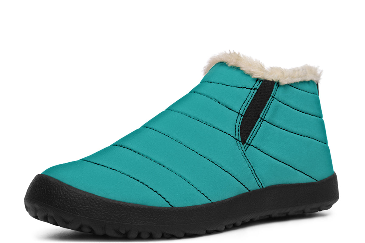 Pennyroyal Teal Winter Shoes - Offbeat Sweetie