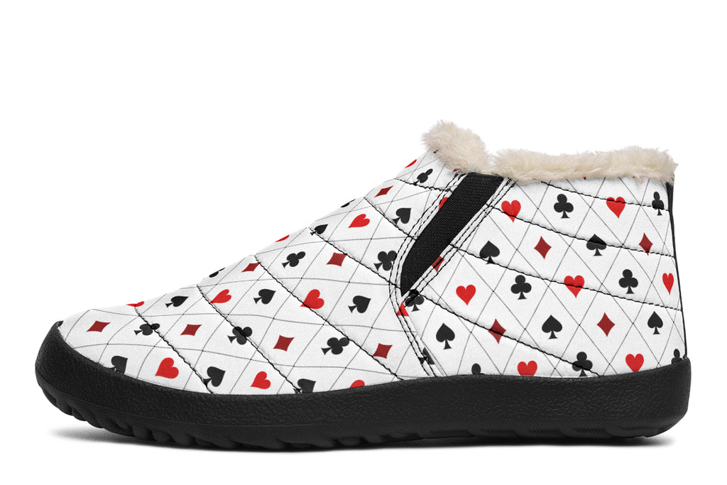 Poker Winter Shoes - Offbeat Sweetie