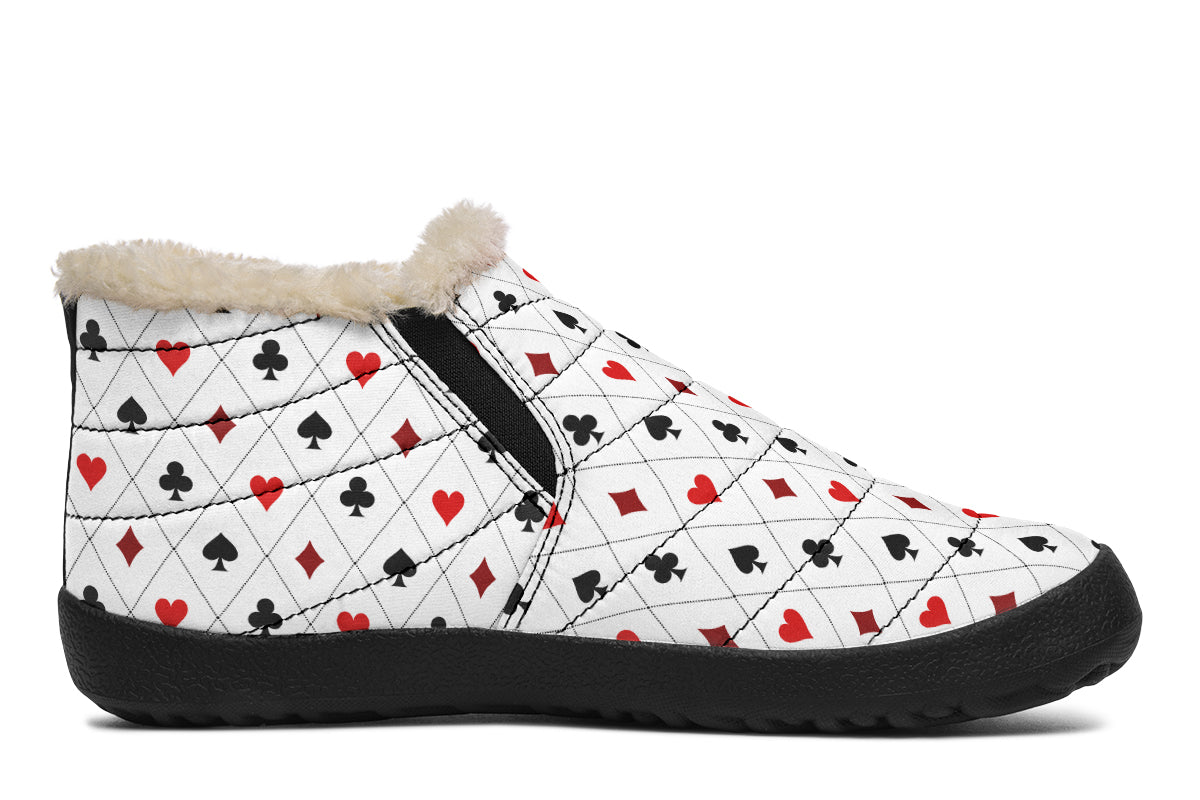 Poker Winter Shoes - Offbeat Sweetie