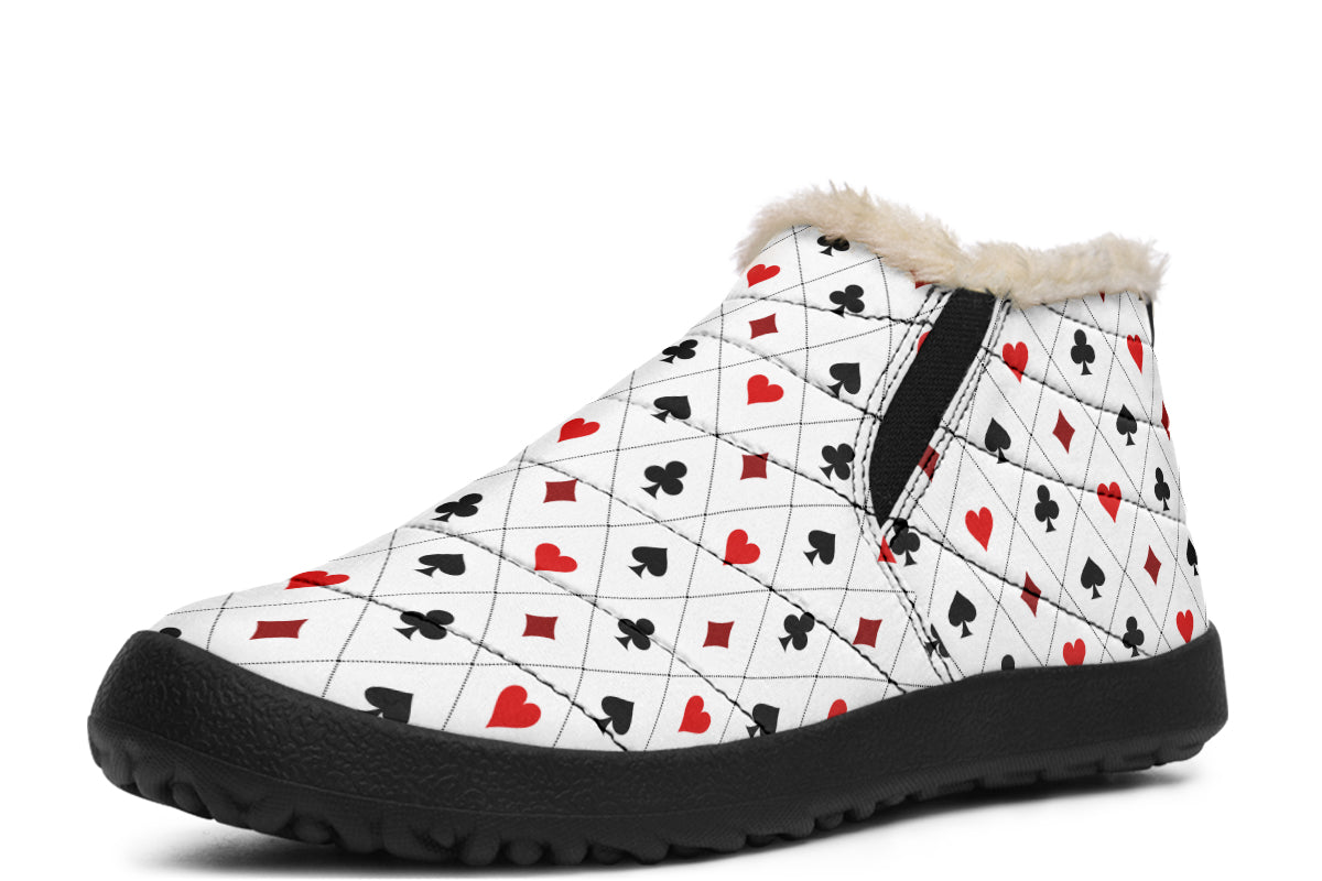 Poker Winter Shoes - Offbeat Sweetie