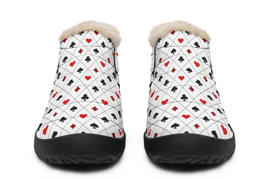 Poker Winter Shoes - Offbeat Sweetie