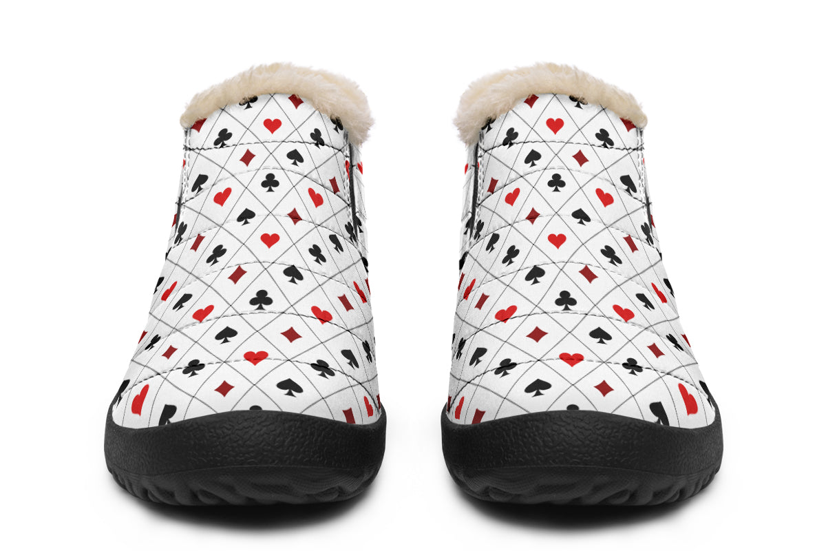 Poker Winter Shoes - Offbeat Sweetie