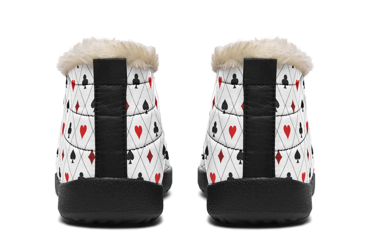 Poker Winter Shoes - Offbeat Sweetie