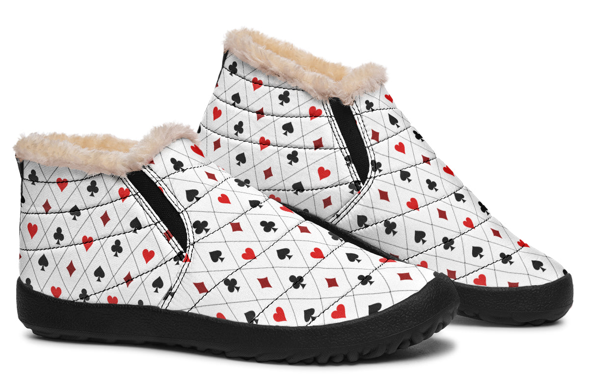 Poker Winter Shoes - Offbeat Sweetie