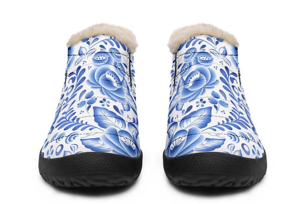 Porcelain Winter Shoes - Offbeat Sweetie