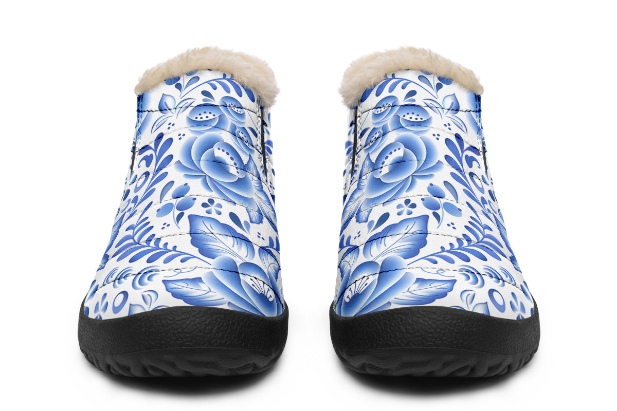 Porcelain Winter Shoes - Offbeat Sweetie
