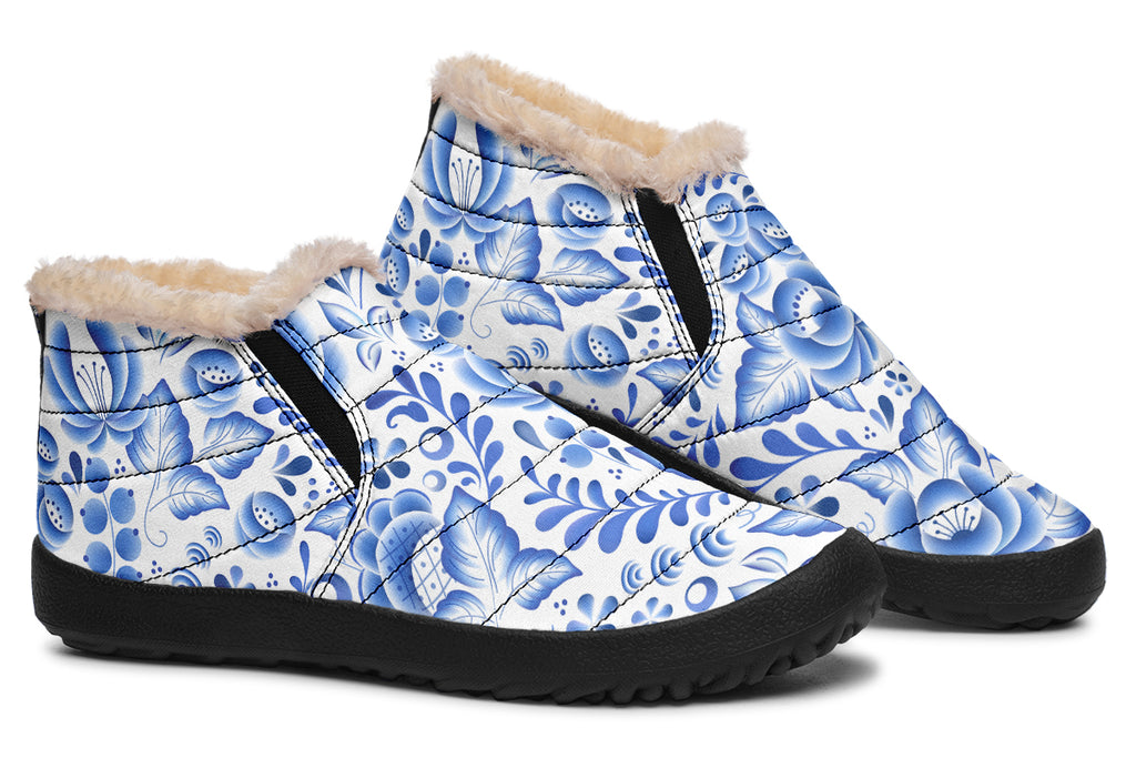 Porcelain Winter Shoes - Offbeat Sweetie