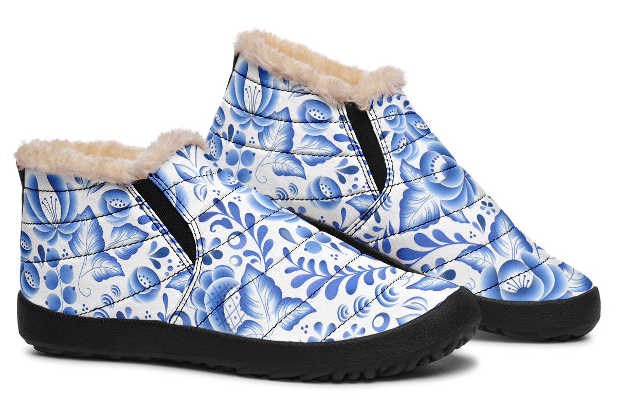 Porcelain Winter Shoes - Offbeat Sweetie