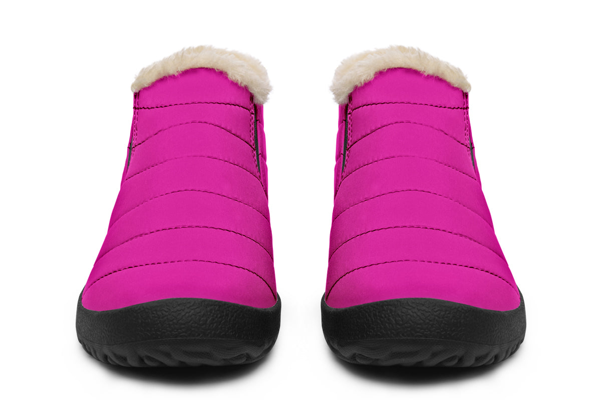 Pretty In Pink Winter Shoes - Offbeat Sweetie